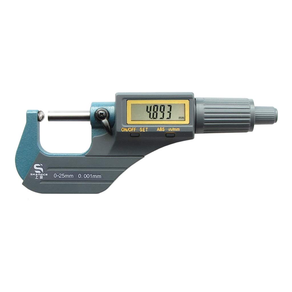 RJJ Micrometro a Muro di Spessore della Parete 0-25mm / 0,001mm Strumento micrometro for micrometro a Sfera a Sfera