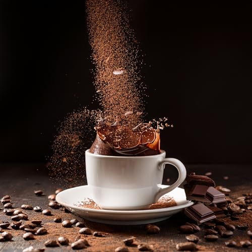 Image of Fresh Roasted Coffee, Mocha Flavored Whole Bean Coffee, Medium Roast, Kosher, 5 lb (80 oz)