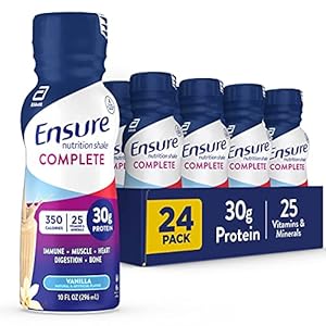 Guarantee COMPLETE Vitamin Shake 30g of Protein Meal Alternative Shake with Vitamins for Immune Well being 10 fl oz, Vanilla, 24 Rely