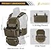 VOTAGOO GEAR 500D Quick Release Modular Plate Carrier Men Training Vest With Drop Pouch, Adjustable Training Vest For Outdoor