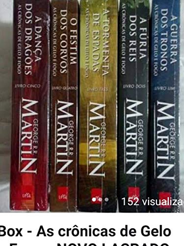Box - As Crônicas De Gelo E Fogo - Pocket 5 Volumes Com Marcador ...