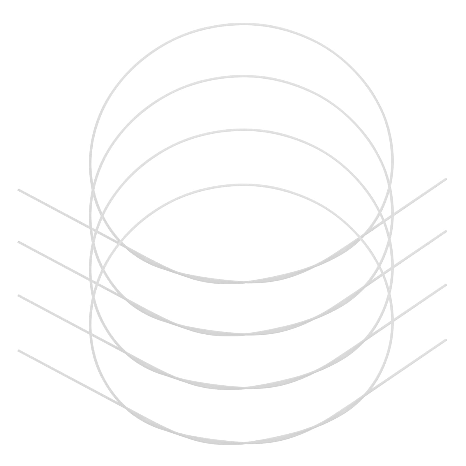 VILLCASE 4Pcs Kite Rods Kite Support Rod Replacement Parts DIY Skeleton Plastic Sticks Support Making Accessories for Adults