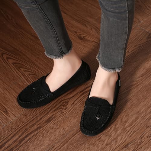 Image of Bernal Women's Non-Slip Penny Loafers - All-Day Comfort Flat Driving Shoes for Work Office & Casual Walking