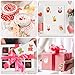 Whaline 1000Pcs Valentine's Day Animal Heart Stickers Roll Cartoon Animal Heart Self-Adhesive Sticker Decals for Birthday Wedding Anniversary Scrapbook Journal Card, 12 Design