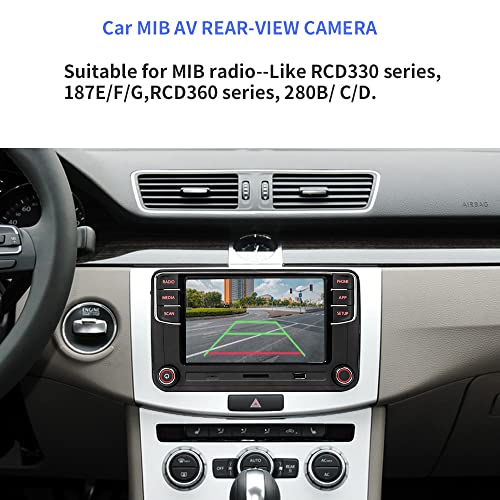 Image of Backup Camera Rear View Reverse Camera Fit for RCD360 PRO2 /PRO3 /PRO3S /PRO Night Vision Waterproof AV AHD 720P 170 Wide View Angel Parking Camera only Used for SCUMAXCON RCD360 PRO Series
