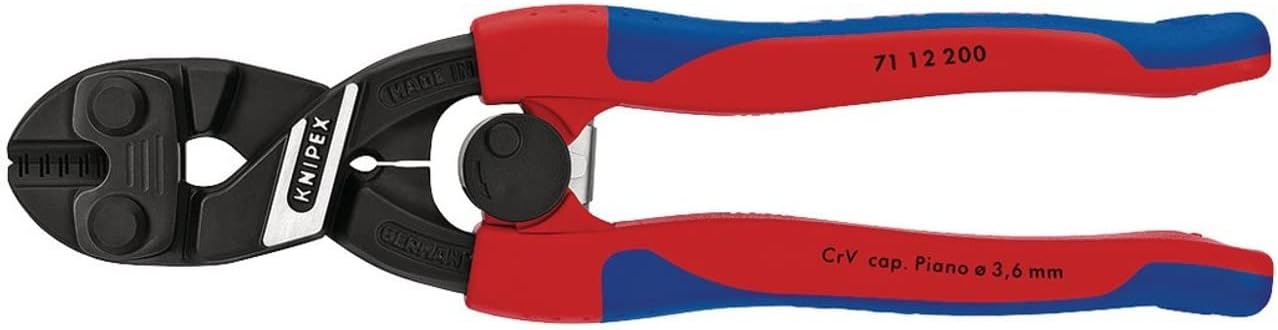Knipex 49188 200mm Cobolt Compact Bolt Cutters with Sprung Handles