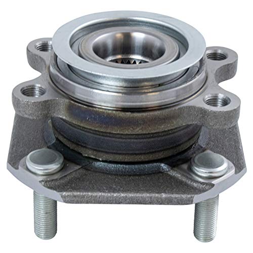 Image of TRQ Front Left and Right Wheel Bearing and Hub Assembly Set 2 Piece Compatible with 2007-2012 Nissan Sentra Without ABS