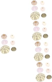 IMIKEYA 30 Peças Concha Conchas Naturais Encantos Ouriço Do Mar Conchas De Ouriço Do Mar Conchas De Ouriço Natural Plantador Interior Bonsai Casa Decorações De Ouriço Do Mar Decoração De