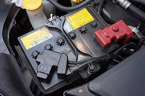 Amazon バッテリーマイナス端子カバー 1点セット スバル専用 マットブラックタイプ むき出しのマイナス端子を被せるだけでしっかりカバー C エンジンパーツ 車 バイク