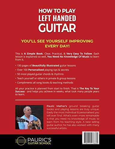 Image of How To Play Left Handed Guitar: The Ultimate Beginner Acoustic Guitar Book: 1 (Complete Left Handed Teach Yourself Guitar Books)