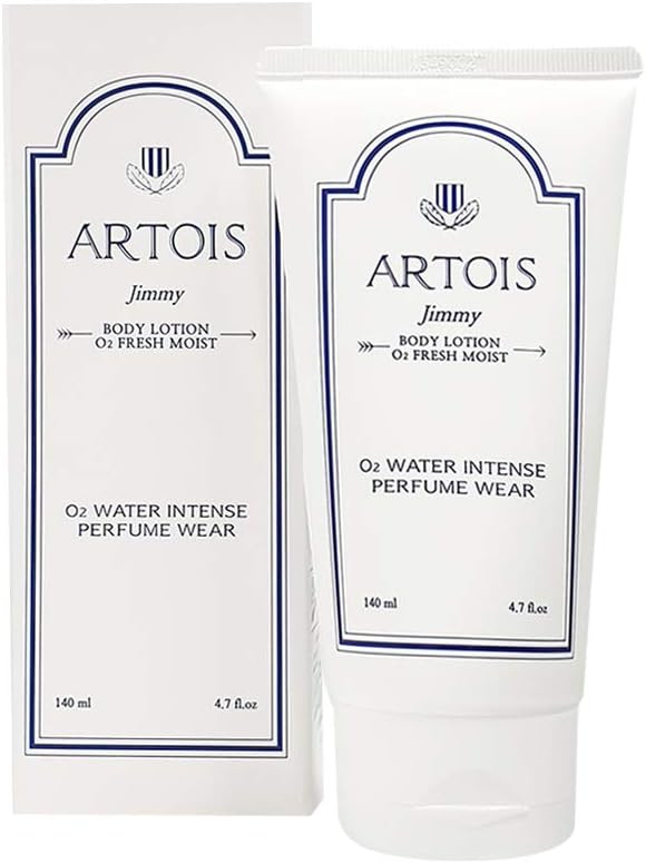 Korean Perfume Body Lotion Cream Moisturizer Firming Natural Light for Women with Dry Sensitive Skin 1004LABORATORY | Artois JIMMY O2 Oxygen Fresh | 4.7 fl.oz Vanilla Musk