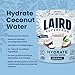 Laird Superfood HYDRATE Coconut Water Powder Drink Supplement with Coconut Water and Auqamin, All Natural, No Added Sugars, Gluten-Free, Non-GMO, Vegan, 8 oz. Bag, Pack of 1