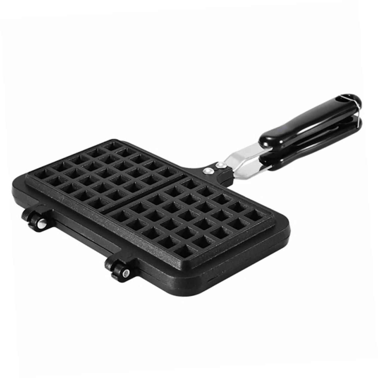 Sandwichmaker mit Antihaftbeschichtung aus Gussaluminium Waffelform Gasherd und Abwaschbarem Design für Kreatives Backzubehör Zuhause