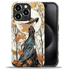 Halloween Witch Pearl Stained Glass