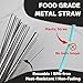 MIMORE Metal Straw for Owala 24 oz 32 oz - 6 PCS Satinless Steel Straws Compatible with Owala Straw Replacement - Resuable & Dishwasher Safe