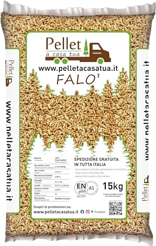 Pellet FALO' in sacchi da 15 KG – Certificato ENplus A1 - Alto potere calorifico (10)