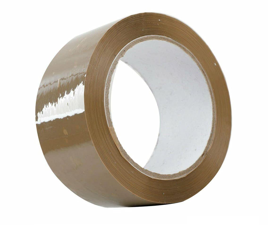 4 Rolls OPP Brown Tape Packaging Parcel Carton Box Premium