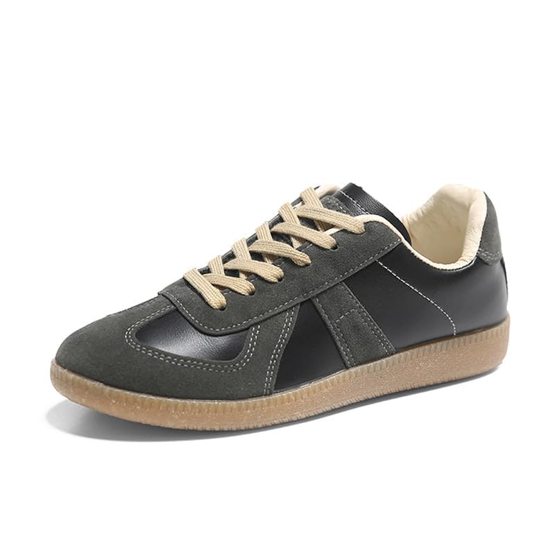 ACAOT White Shoes Couple 2025 Spring/Summer Breathable Trendy Running Casual Board Shoes,Men's Black 8