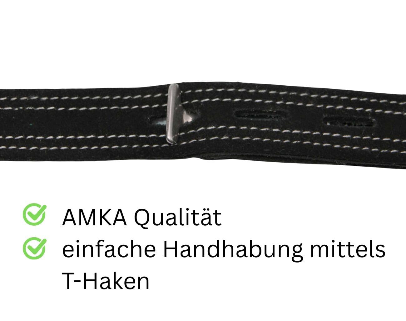 AMKA Mono Steigbügelriemen mit T-Haken extra breit = ca. 2,8 cm