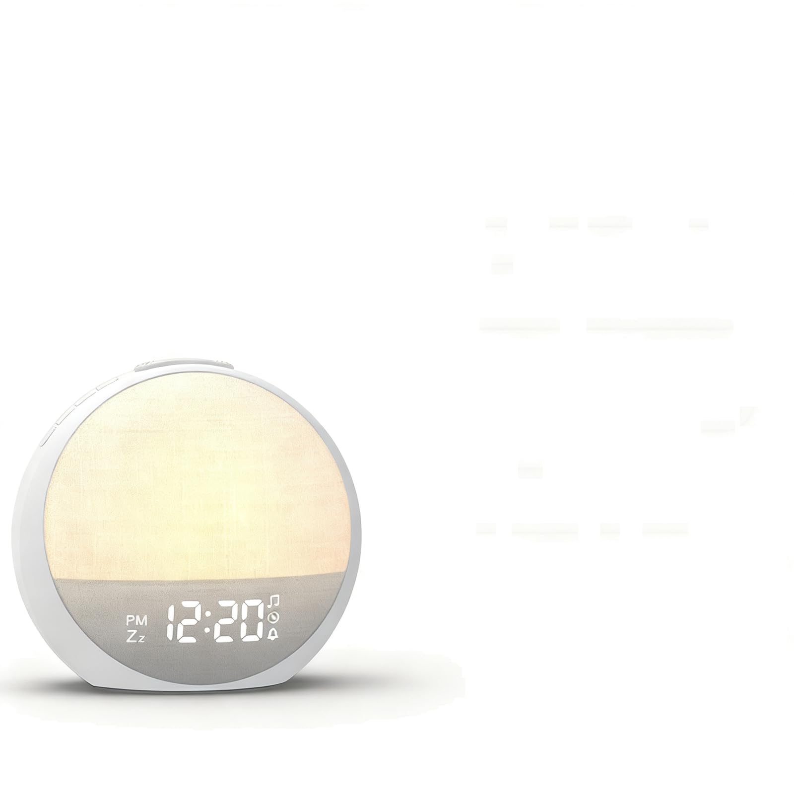 Reloj Despertador con luz Que simula el Amanecer, iluminación