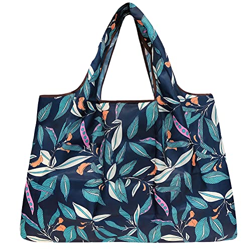 Image of allydrew Large Foldable Tote Nylon Reusable Grocery Bag