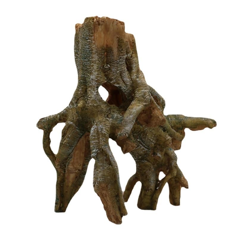 Decoración de Tronco de árbol Grande para Acuario, pecera, Paisaje, Material de Resina, simulación de Tronco de árbol, Accesorios de decoración de Acuario