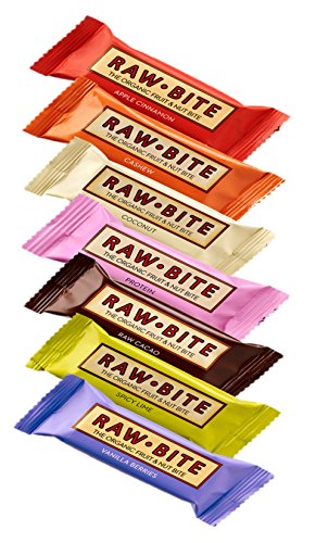 RAW BITE Vanille Beeren Power Riegel Bio und Vegan, 12 x 50g Cover