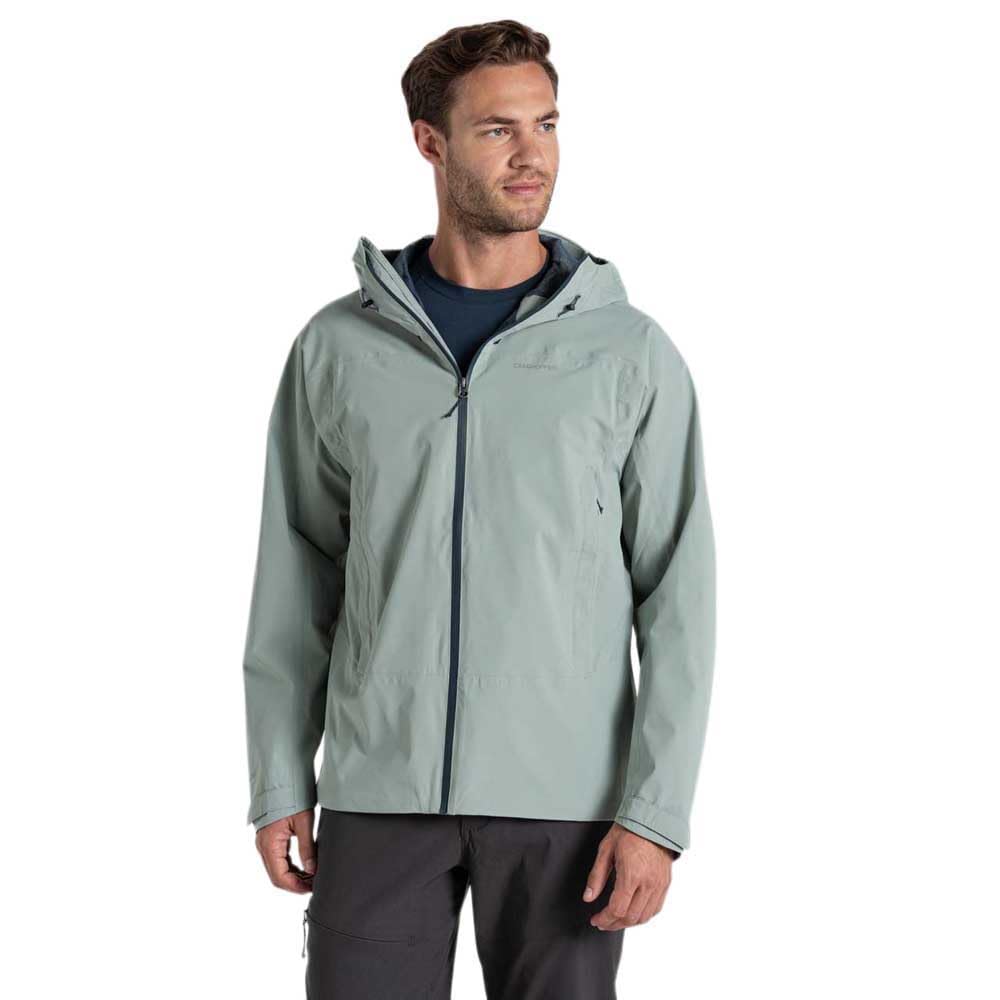 Craghoppers Men's Grey Ponsa Full Zip Waterproof Jacket