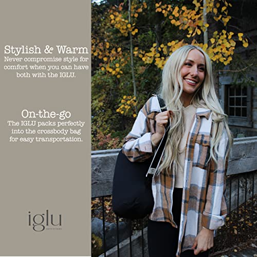 IGLU Outfitters Wearable Sleeping Bag Long Puffer Jacket Stadium Sack Camping Sports Stadiums Poncho Blanket miniatura 5