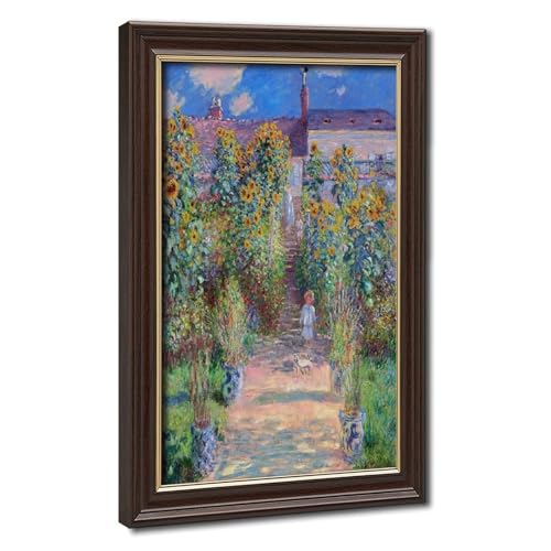 Toile Claude Monet Theist's Garden pour rompre la monotonie
