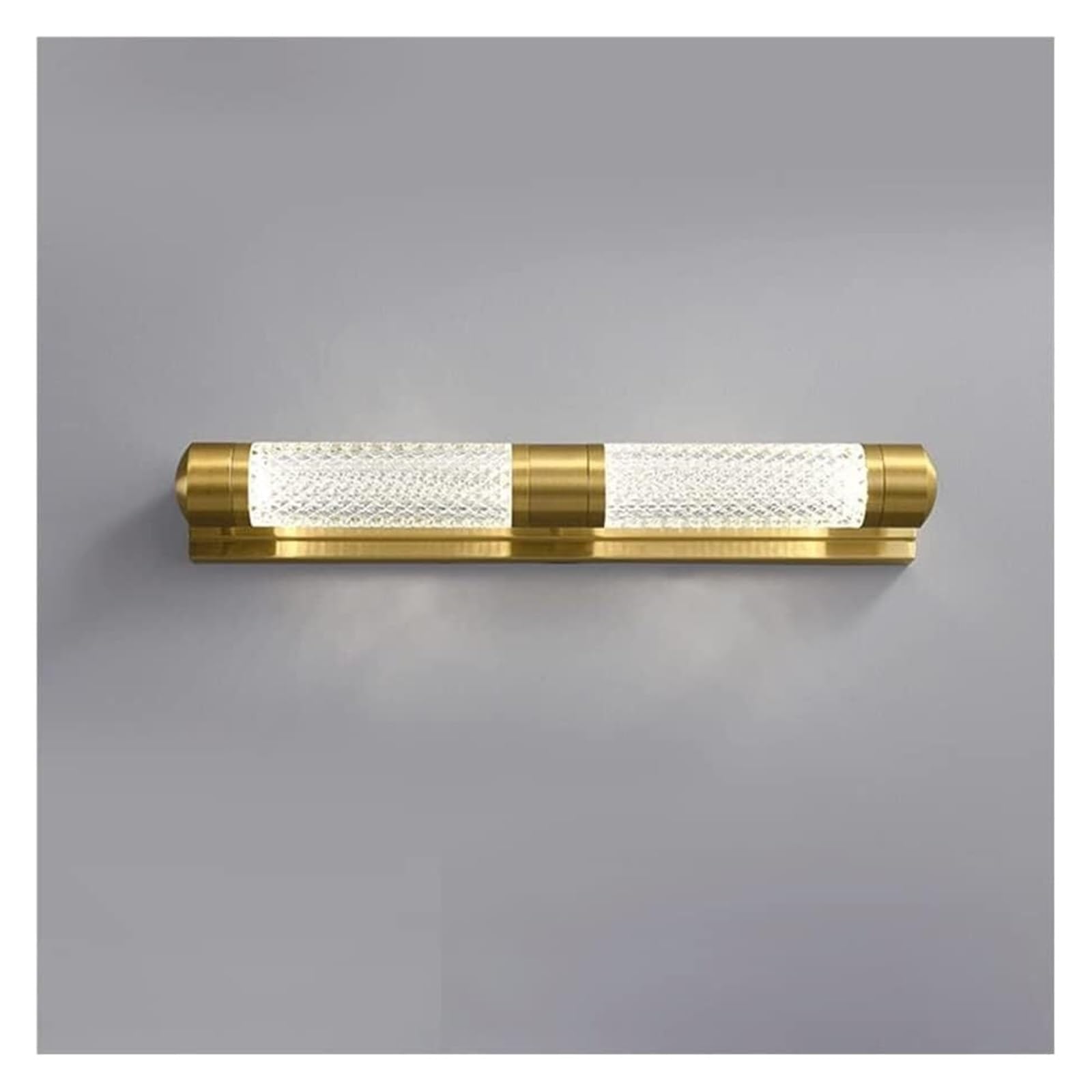 Jybnbbe Brass Luxury Light Finish Vanity Light Fixture, Indoor Antique Lighting Fixtures Bathroom Over Mirror,Chandelier,-45Cm