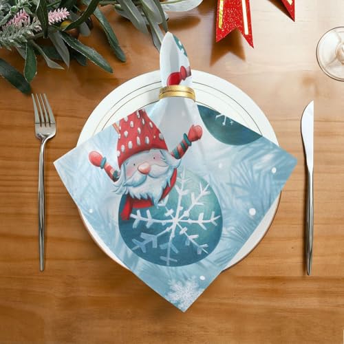 Servilletas de Tela Navidad Multicolor Pack de 6 miniatura 3