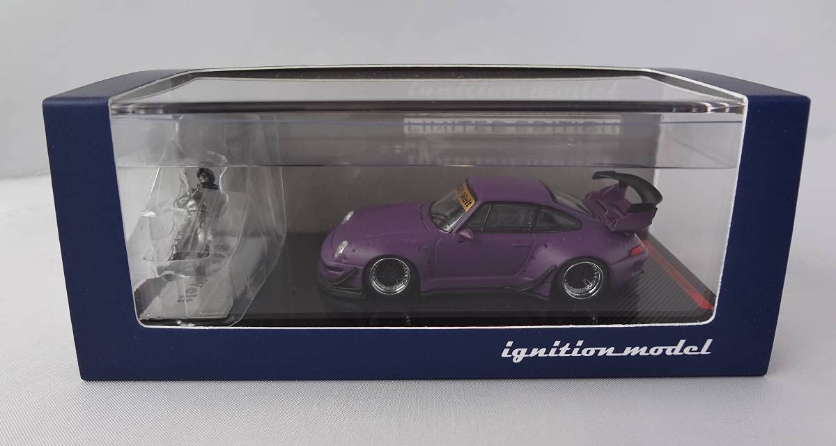 【ignition model】限定品 RWB 993 Matte Purple Ignition Model 1:64 Porsche 993 RWB Rotana in Matte Purple