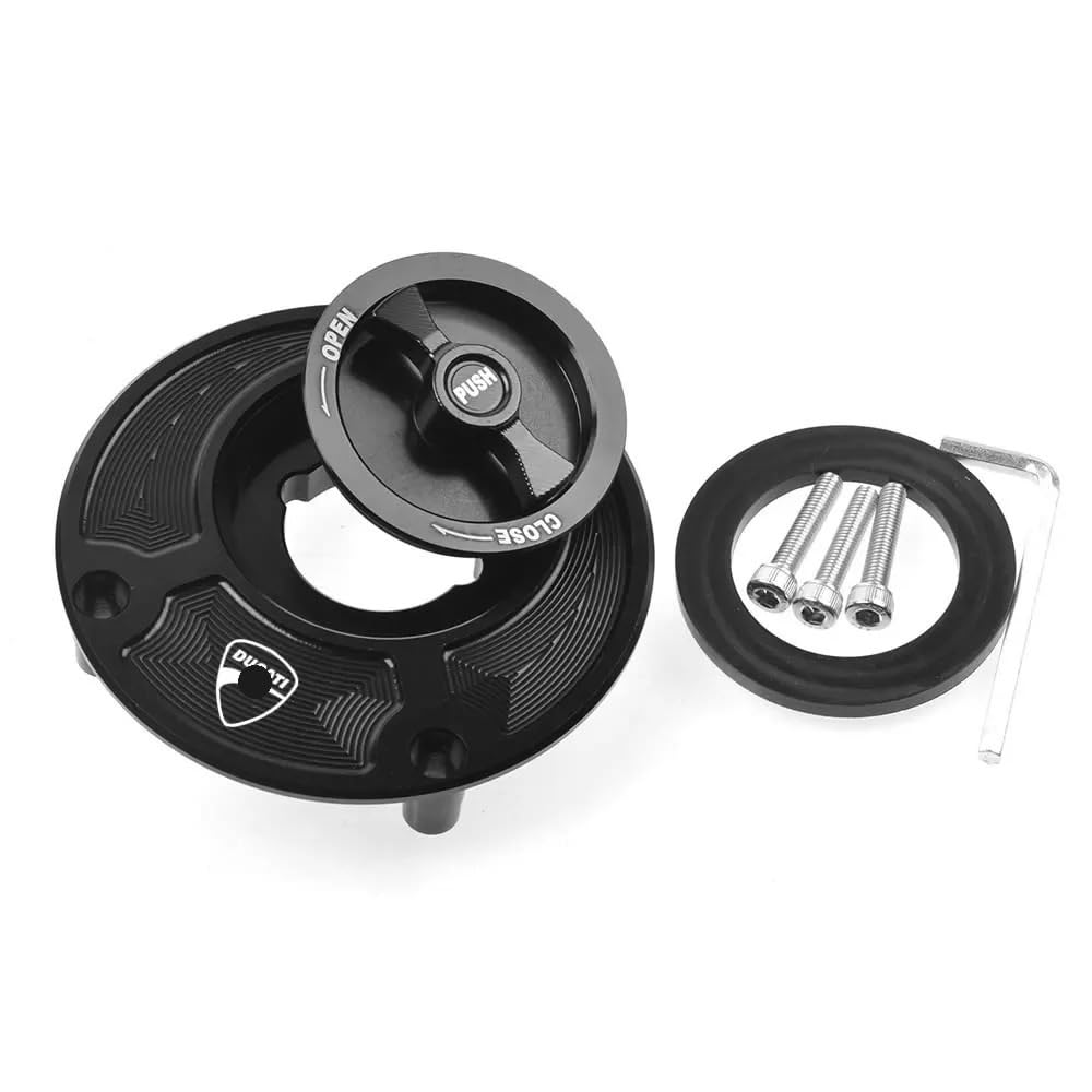Combustible Tapa Tapa De Tanque De Combustible De Liberación Rápida Motocicleta para Du&ca 1098 1198 SR 748 S 848 EVO 996, Piezas Modificadas