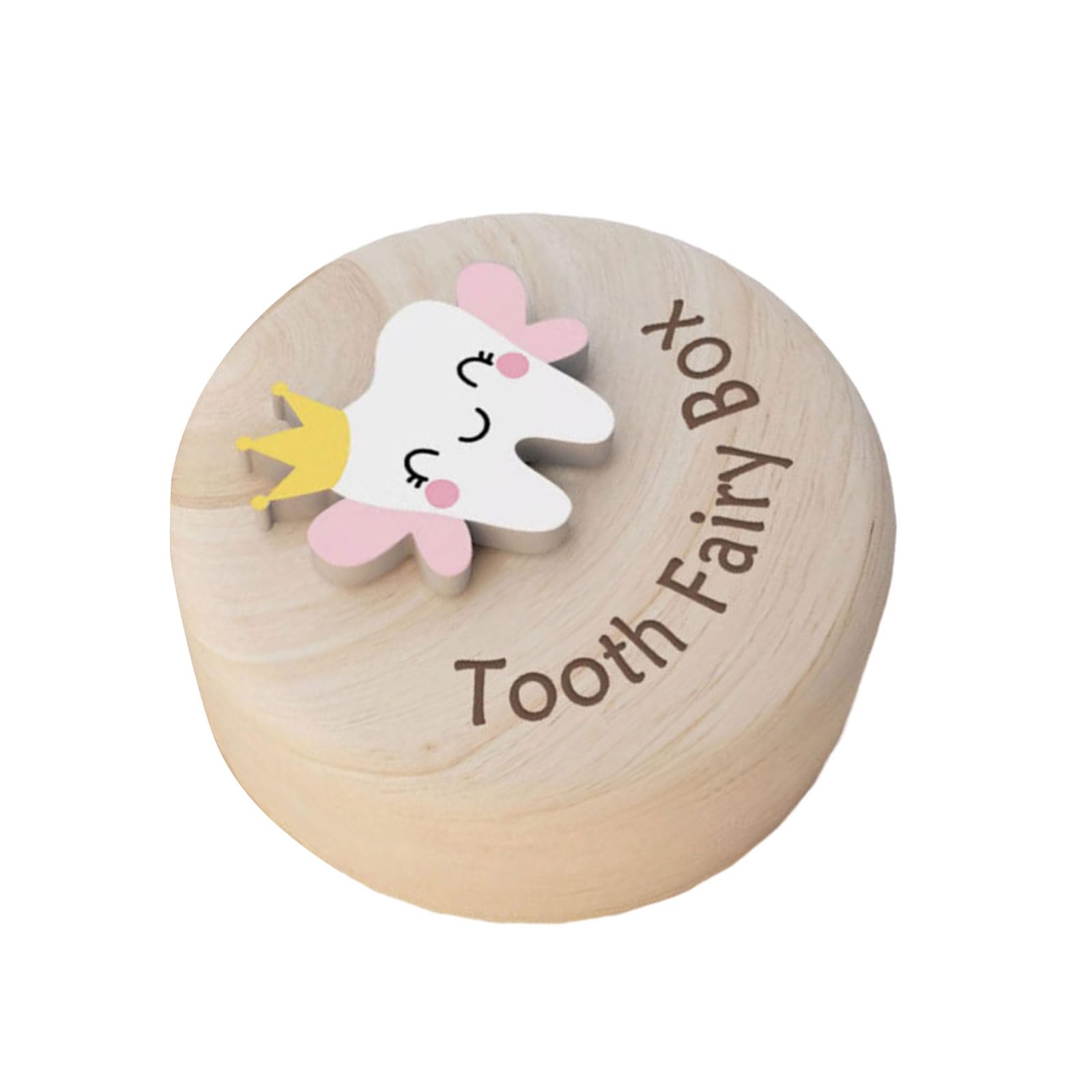YROHGKPN Natural Wood Baby Tooth Memory Box Gender Neutral Keepsakes for First Teeth Nursery Storage Gender Neutral Tooth Box