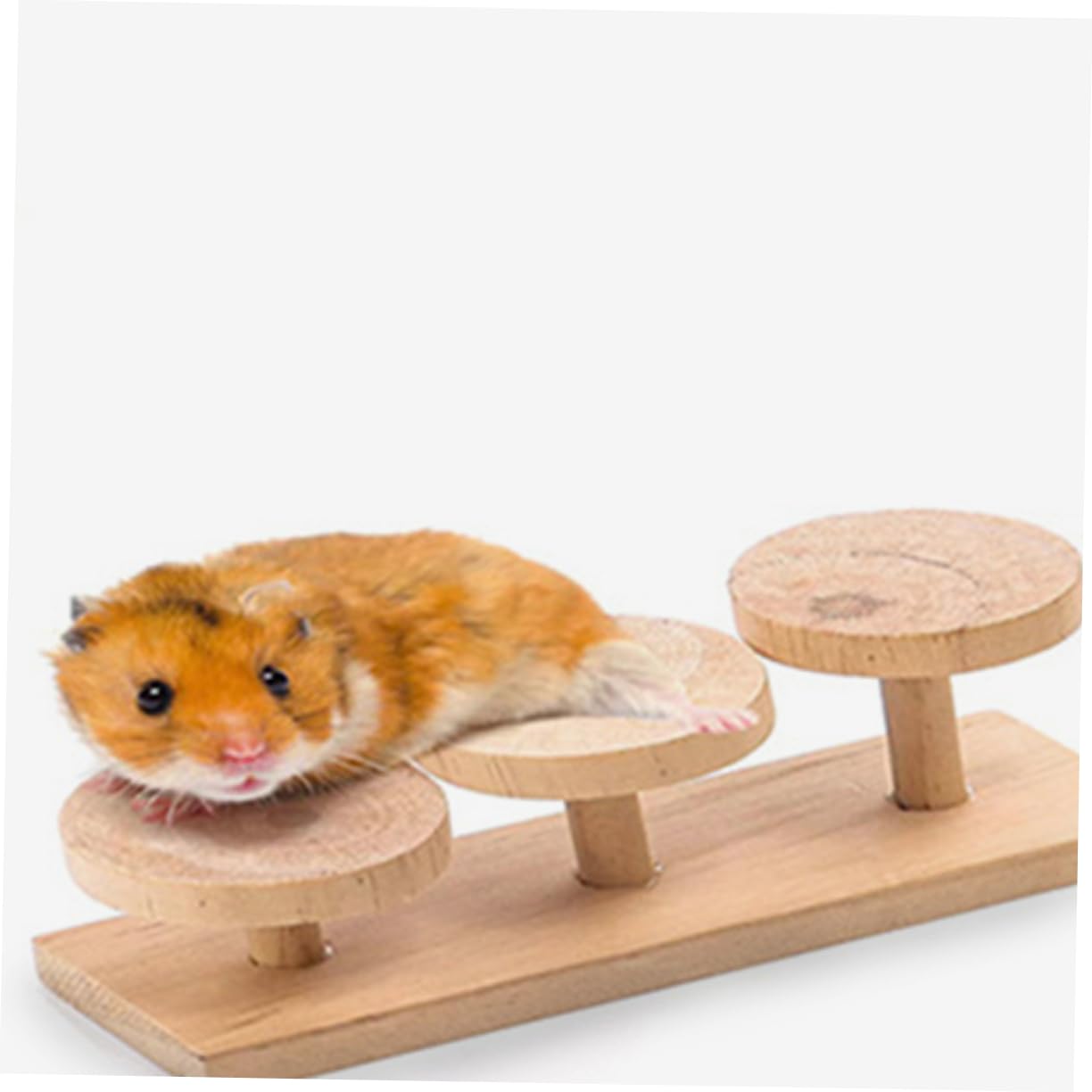 BELLIFFY Bird Ladders for Parrots Wooden Climbing Toy Parrot Grinding Ladder Toy