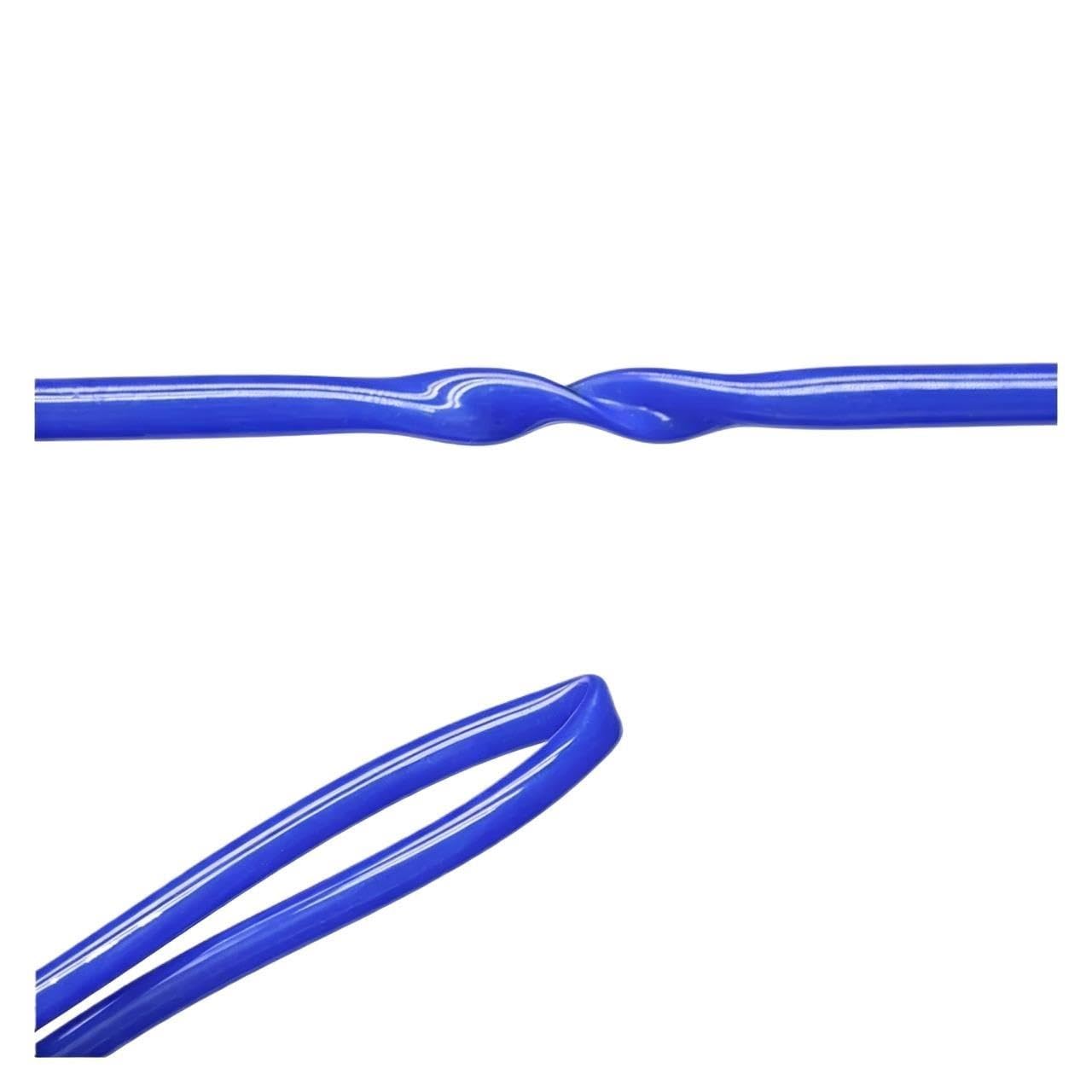 Blauer Silikonschlauch Flexibler Wasserschlauch