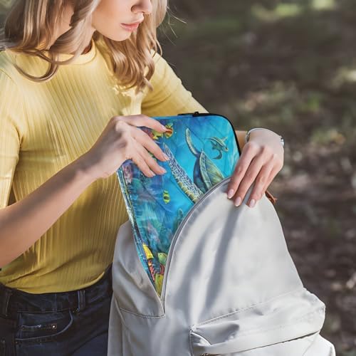 Funda para portátil con diseño turtle submarino 13-14 pulg miniatura 6