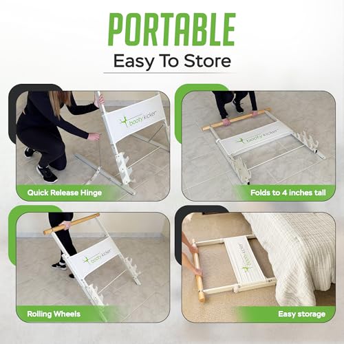 Image of Portable Folding Exercise Bar for Barre, Balance and Ballet Home Workouts, Strong Freestanding Stable Design