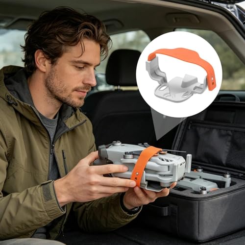 Soporte de hélice y correa protectora para drones en viajes 3