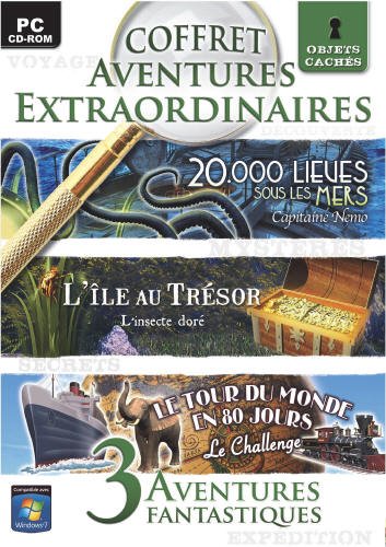 HDO - Coffret aventures extraordinaires: 20 000 Lieues sous les mers + L'ile au trésor + Le tour du monde en 80 jours - French only - Standard Edition [video game]
