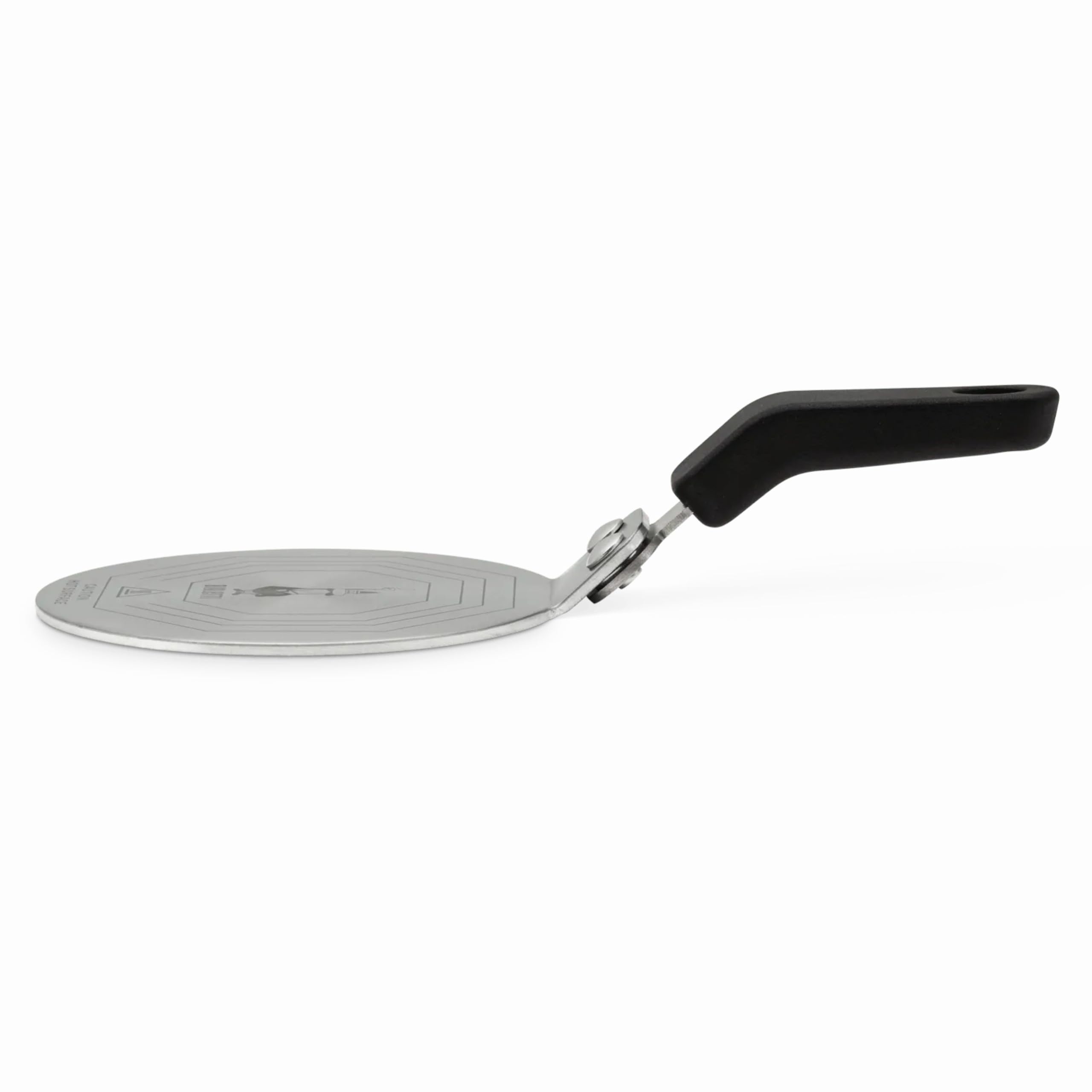 Bialetti Plaque à induction 13 cm, adaptateur induction, convient pour cafetières de 1 à 9 tasses ou petites dimensions, acier, Noir