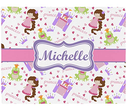 Personalized Princess Print Woven Fabric Placemat - Twill w/Name or Text