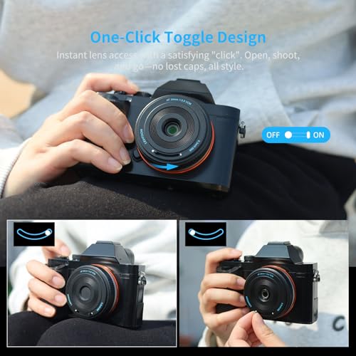 Image of FE /E 24mm f3.8 Pancake Lens-AF Wide Angle Lens Compatible with Sony a7 IV /a7 III /ZV-E10 /a7R V /a7C II /a7R IV /a7S III /a1 /a9 III /a6400 /a6100 /a9 II /a7 II /a6000 /NEX-5 /6 /Alpha-Auto Focus Lens(FE /E Mount)