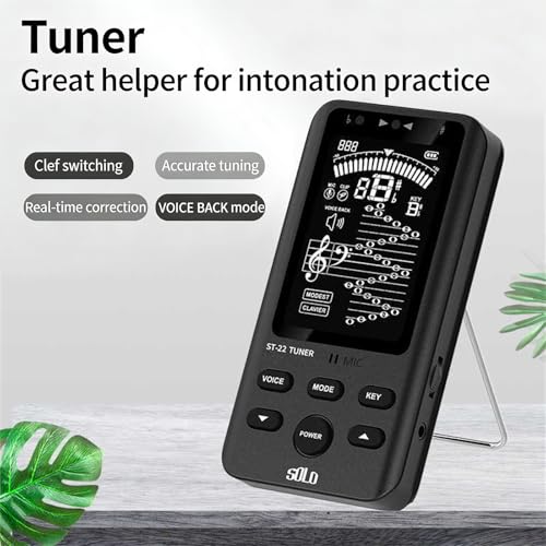 Accordeur métronome rechargeable numérique avec générateur de tonalité