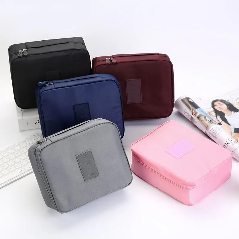 Borsa da Toilette ad Alta capacità per Esterni, Borsa per Il Trucco da Donna, Organizer per Cosmetici e Articoli da toeletta, Impermeabile, Custodia per Il Trucco da Donna