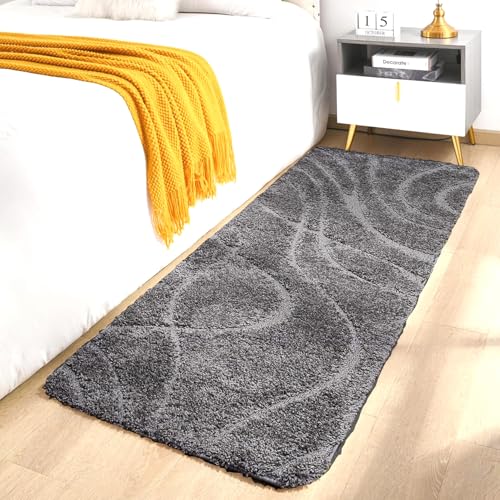 Image of 2x5 feet Soft Runner Rug for Living Room and Bedroom, Modern Indoor Floor Carpet with Non-Slip Backing, Comfortable Decorative Home Decor Rug, Easy Clean & Durable- (Zero Grey, Rectangular)