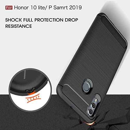 HYMY Cover per Huawei P Smart 2019 Nero Custodia +...