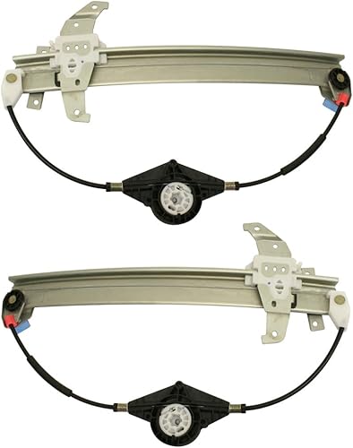 Miniatura 1 de KarParts360 Para Lincoln Town Car 1994 1995 1996 1997 Elevalunas lado del conductor y del pasajero  Par  Delantero  Reemplazo para FO1350108,