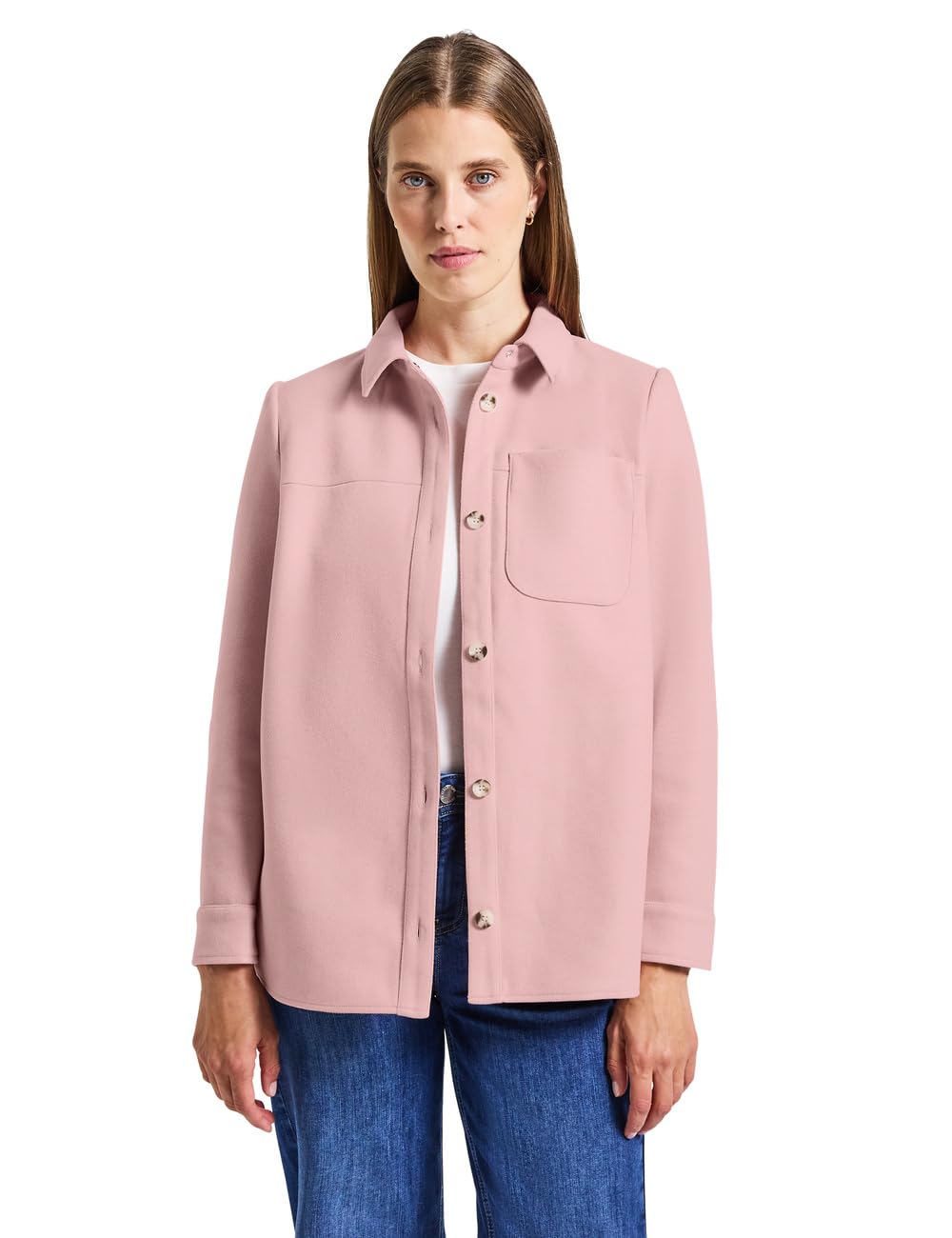 Street One Damen Overshirt In Wolloptik